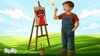 Kid Paints Sprunki Raddy 🎨 Stop Motion Animation