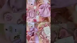 #japanhaul#coquette#pinkribbon#kawaii #fashionstyle#cute#kawaiiaesthetic#pink #makeupbag#minibag