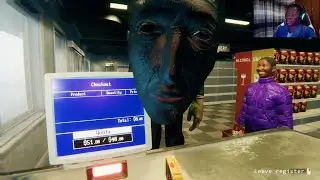I played wallmart with creepy customers (hellmart horror game) demo