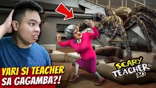 Higanteng Gagamba Inatake si Teacher!  - SCARY TEACHER