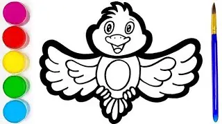 easy bird 🐦 🕊️ drawing for kids|bird drawing easy step by step|bird drawing easy realistic|bird kids