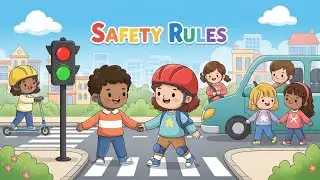 🚦 Safety Rules | Fun Kids Song About Safety & Awareness | Happy Tale & Tune