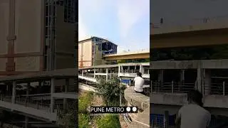 Bridge View Of Pune Metro  #shortsvideo #viralvideo