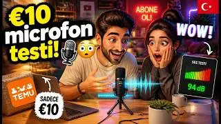 Temu&rsquo;dan 10&euro;&rsquo;luk Mikrofon Aldık! 🎤 Ger&ccedil;ekten İşe Yarıyor mu?
