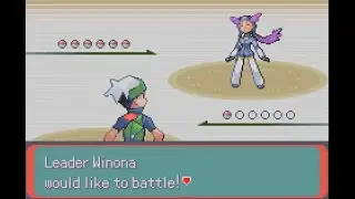 Pokemon Emerald Imperium vs Winona ( 1 slot normal mode )