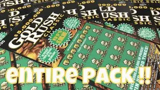 FULL BOOK GOLD RUSH CLASSIC + 500X THE CASH BONUS