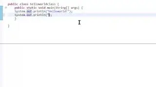 Java Coding: Hello World/System Tutorial