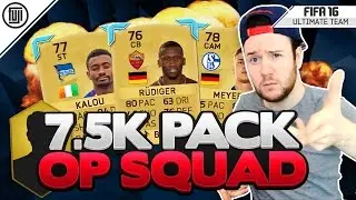 7.5K PACK OP SQUAD!!! - FIFA 16 Ultimate Team