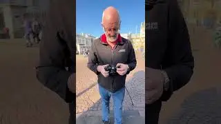 Francois takes the Fujifilm X-T5 for a spin on King's Parade, Cambridge