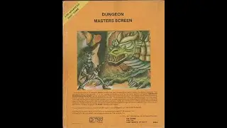 AD&D 1st Edition Dungeon Master&rsquo;s Screen (TSR 9024) &ndash; Vintage 1980s DM Accessory Review - For Sale