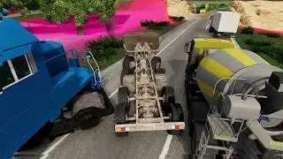 Truck vs bridge #beamngdrive