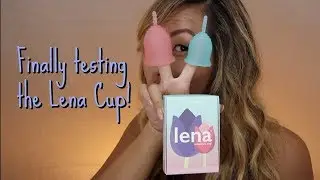 I TRIED THE LENA CUP *WARNING REAL BLOOD*| ITSJUSTKELLI