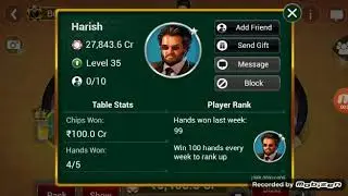125000cr win from Pot blind total