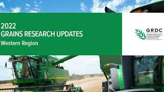 David Cameron, GRDC Research Updates