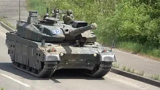 公道を走る戦車 10式戦車と90式戦車が東千歳駐屯地を出発して一般道を走行 第71戦車連隊（千歳市・C経路 2022年5月24日）JGSDF MBT Public Road Driving