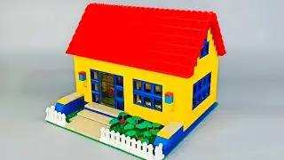How To Build a Lego House 🏠MOC| Satisfying Diy | Building Blocks Instructions #lego #legohouse #moc 