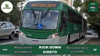 🔉 SOM do MASCARELLO GRANMETRO - MB O-500MA ZF Euro 5 - Sudeste 3144 - KICK-DOWN DIRETO!