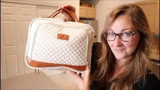 Stuery Toiletry Bag Review | Hanging Travel Jewelry Makeup Organizer Waterproof Makeup Bag