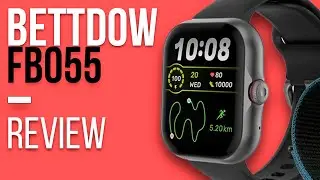 Smartwatch BETTDOW FB055 - Review - GPS, MEM&Oacute;RIA p/ M&Uacute;SICAS e AMOLED TOP! &Eacute; bom? Vale a pena?