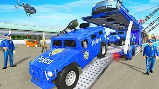 Grand Police Transport Truck - US Police Cars: Transport - Android GamePlay HD
