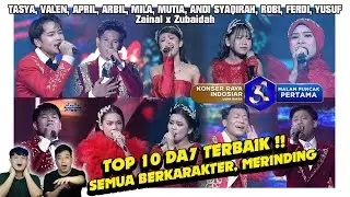 MERINDING !! Top 10 DA7 Zainal & Zubaidah. Mereka memang juara semua. Karakter beda beda.