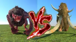 Varghulf VS Feral Mammoth. Total War Warhammer 3