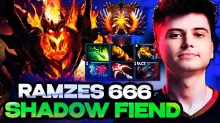РАМЗЕС ПОКАЗАЛ СИЛУ СВОЕГО СФА КЕРРИ НА 10.000 ММР! | RAMZES SHADOW FIEND DOTA 2