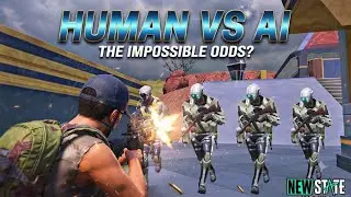 HUMAN VS AI MODE FULL GAMEPLAY l PUBG NEW STATE MOBILE