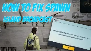 How to fix the Spawn entry island broadcast #BGMI #PUBGMOBILE
