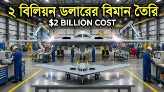 $2 Billion Dollar Bomber! 😱 কীভাবে তৈরি হয় B-2 Spirit? ✈️ Inside The Secret Factory