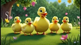 Five Ducks Splash and Play 🦆💦 | Fun Water Adventure Song for Kids | Nursery Rhyme