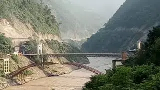 Construction Of Highway And Bridge Of Mugling