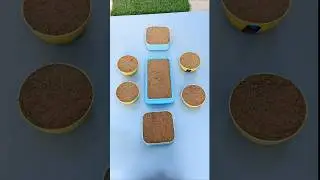 Oddly Satisfying Sand Cake Smash 😌 | Relaxing ASMR 😱 #shortsfeed #youtube #viral