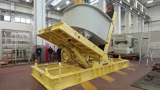 90&deg; hydraulic upender - MORELLO - OVERTURNING MACHINE TO TILT CASTING MATERIALS