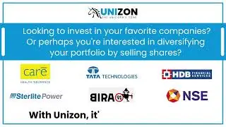 Introducing Unizon Fintech | Buy & Sell Unlisted Shares online | Investing in shares