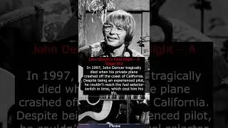 John Denver&rsquo;s Final Flight &ndash; A Tragic End