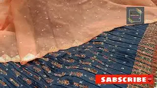 WEDDING FANCY DESIGNER FABRIC SILK AND ORANGE CLOTH