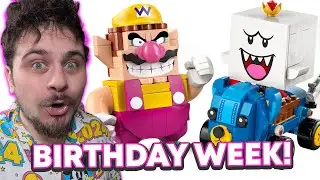 🔴LIVE! - Building Wario + King Boo in LEGO!