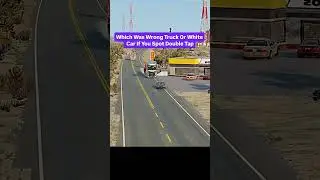 Which os wrong can you find it's ? #reels #car #truck #traffic #viral