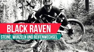 Trailcenter Rabenberg on Focus Sam2 6.8 - 2021 | Black Raven | Reifenwechsel - Flickversuch