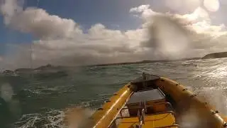 Jet Boating off the St Davids coast Pembrokeshire (Venture Jet)