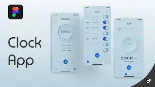 Clock App | Figma Presentation View