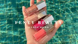 THE BEST LIP GLOSS? | Fenty Beauty Glossy Posse Swatches | Holo'Daze Edition | Cheryl Rocha