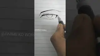 Draw Anime Style Eyes #howtomakeanimeeyes #drawingstyles #trend