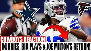 🔥 Joe Milton Bounces Back | Jaydon Blue Injury & Trevon Diggs Update | Cowboys vs Falcons Reaction