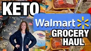 WALMART KETO GROCERY HAUL | KETO MACROS for weight loss