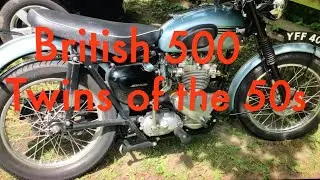 6  Classic British 500 Twins from the 1950s