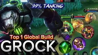 Unstoppable GROCK &mdash; Full Aggression Mode! (Pro Player Gameplay)  #mobilelegends #mlbb 