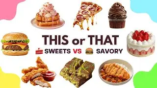 Сладкое против солёного: решающая битва еды 🍰🍔🤤 | Это или то
