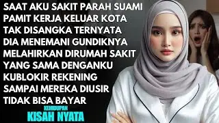 ISTRI SAKIT PARAH DIRUMAH SAKIT SUAMI PILIH TEMANI GUNDIKNYA MELAHIRKAN - AKU BLOKIR REKENING SUAMI